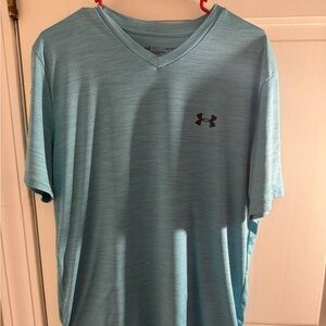 LG Men's Blue V-Neck Tee